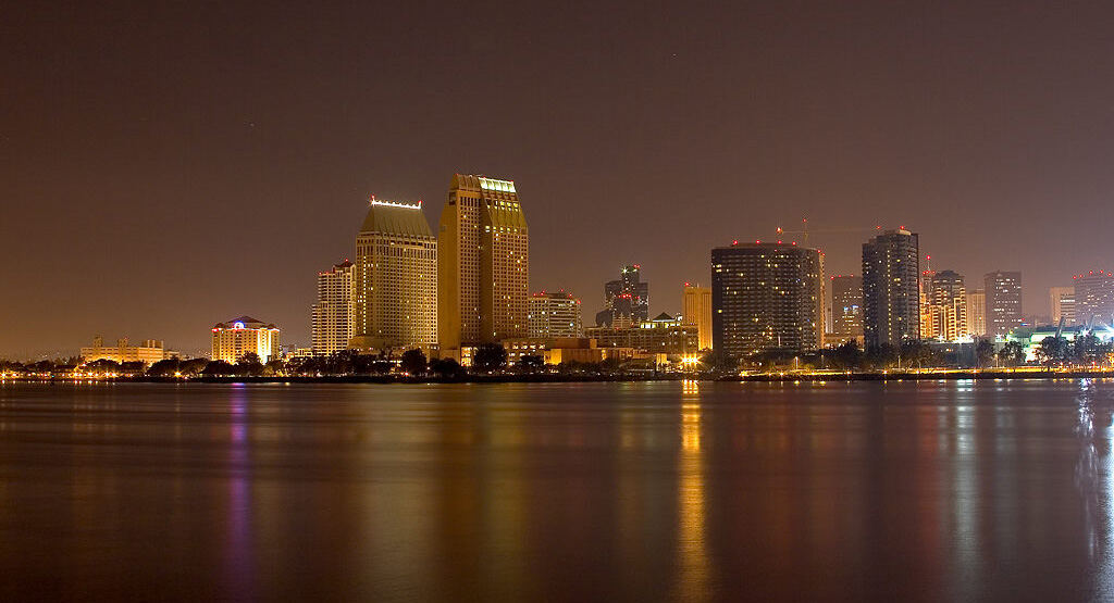 Downtown San Diego, California skyline