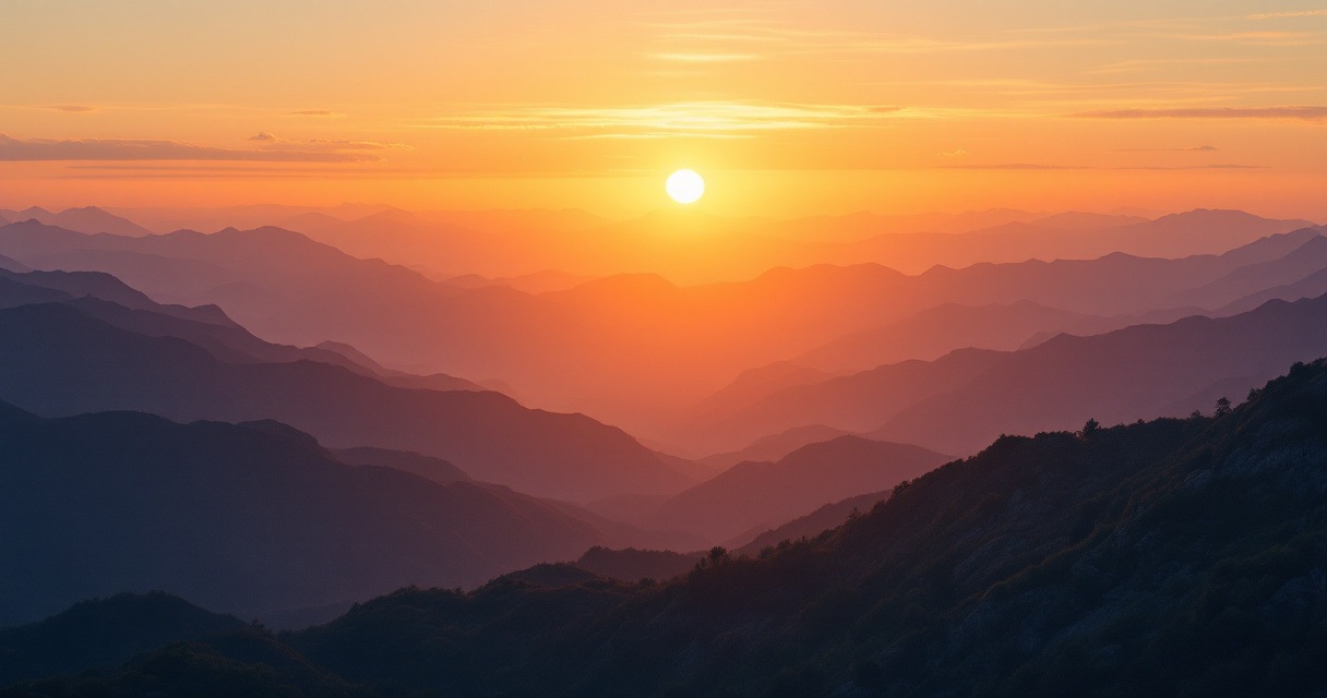 A sunrise over mountains representing long-term recovery and treatment duration